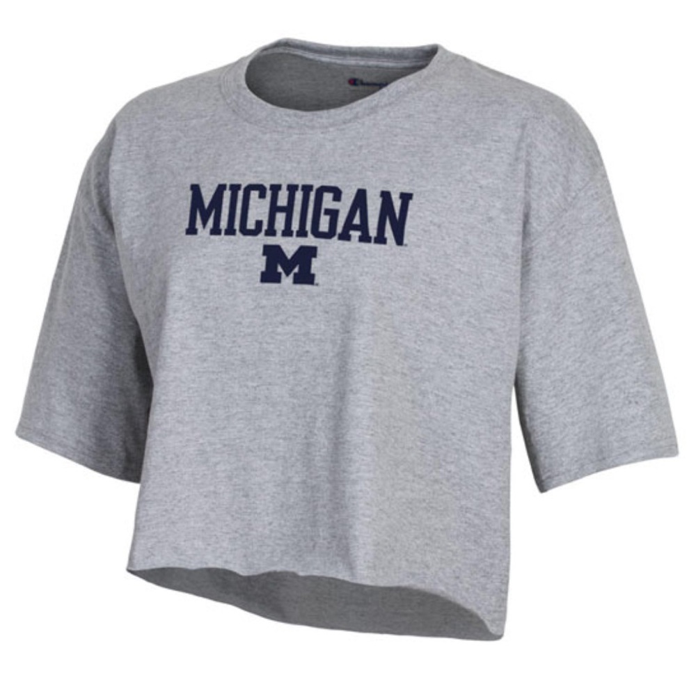 NWT Champion Crop Top Size Small University of Michigan Wolverines